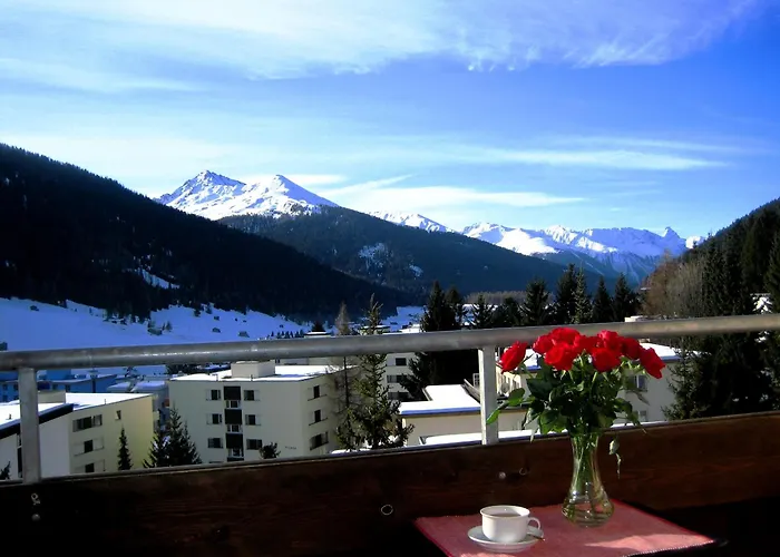 Parkareal - Freier Blick Auf Berge, Ruhig, Sonnig, Sw-balkon, Parkplatz Davos